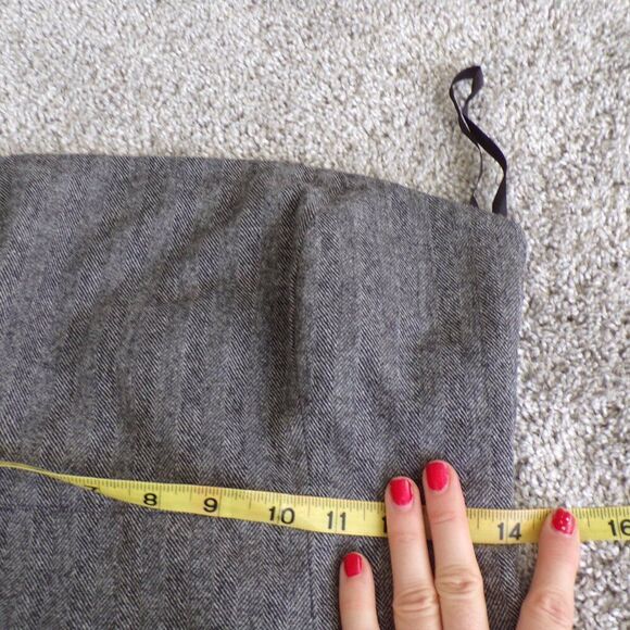 Gap gray strapless Twee Preppy  dress 8 - Picture 7 of 9